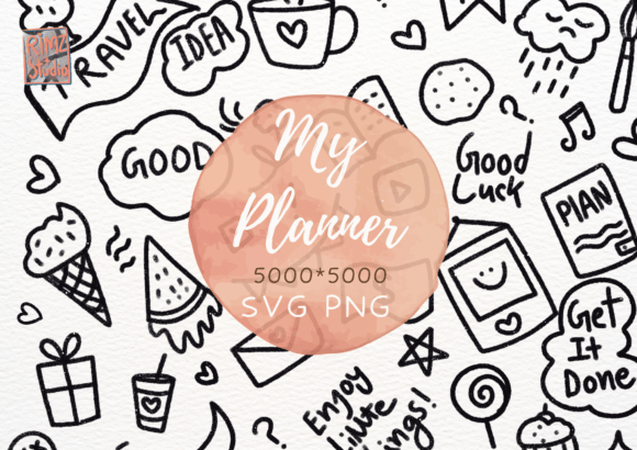 Download Daily Planner Doodle SVG - Premium Resources