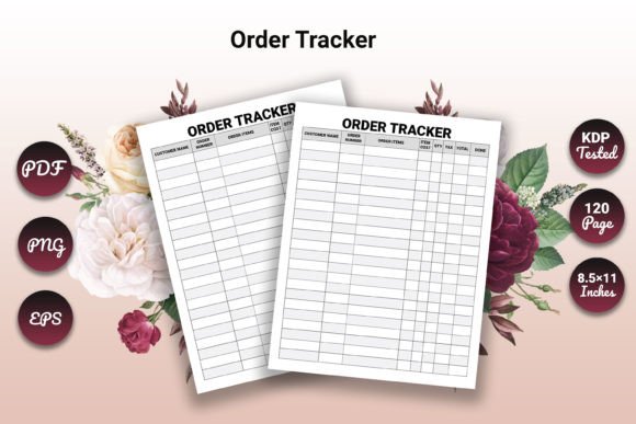 Download Order Tracker KDP Interior - Order tracker Collection