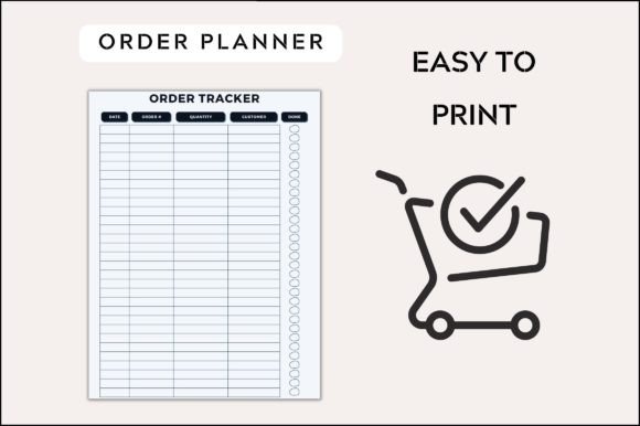 Download Printable Order Tracker Planner - Order tracker Collection