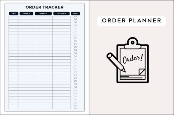 Download Order Tracker Planner - Premium Resources