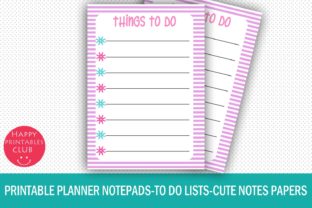Download Printable Planner Notepads - to Do Lists - Premium Resources